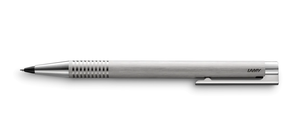 Lamy Logo 106 Brushed Steel 0.5mm Mechanical Pencil - Nail Gallerys