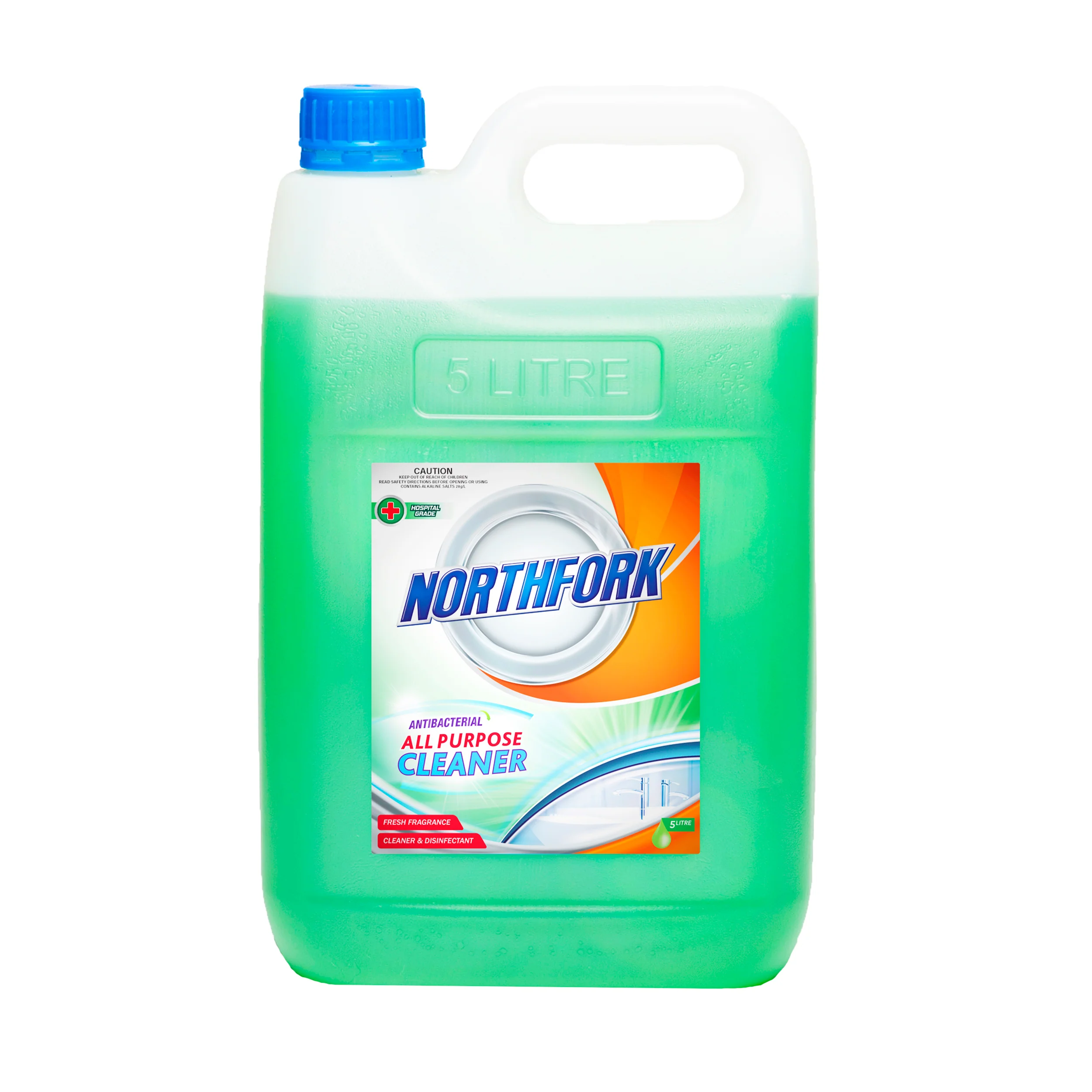 Northfork All Purpose Cleaner Antibacterial 5 Litre - Pack Of 3 - Nail Gallerys