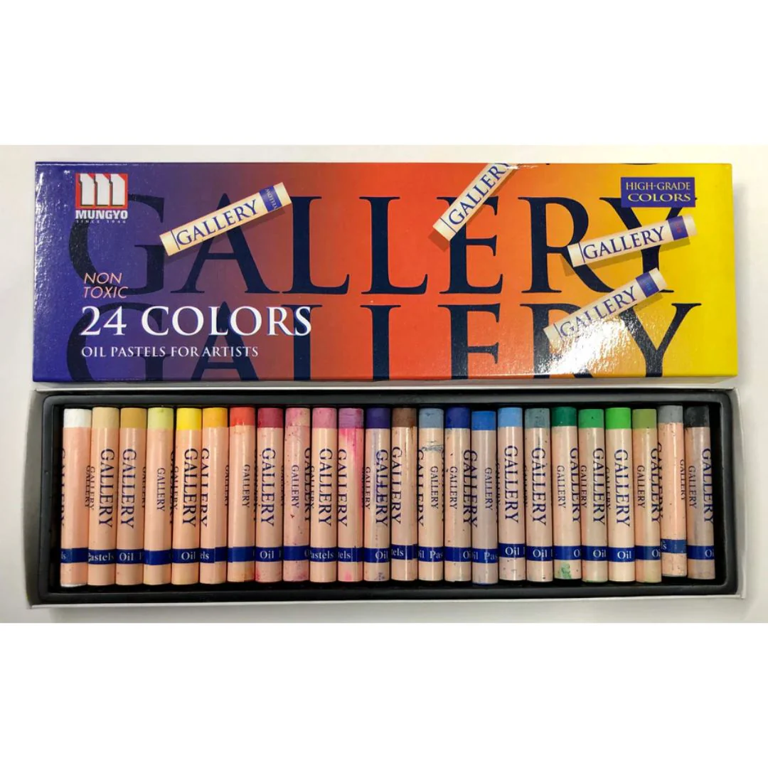 Mungyo Gallery Artists' Oil Pastels - Pack Of 24 - Nail Gallerys