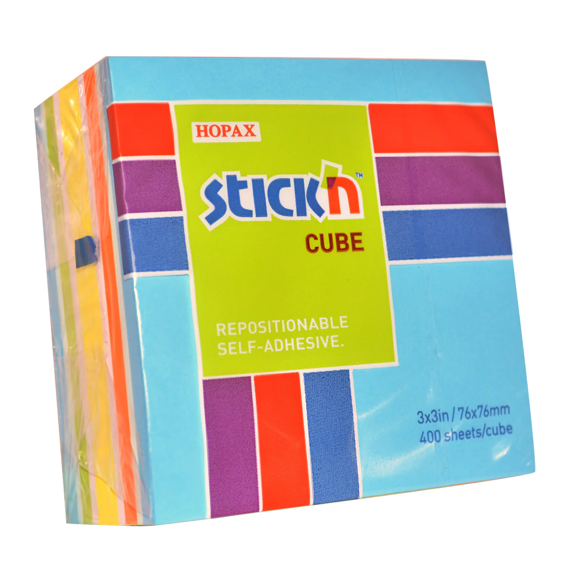 Stick'n Cube 76x76mm 400 sheets - Nail Gallerys