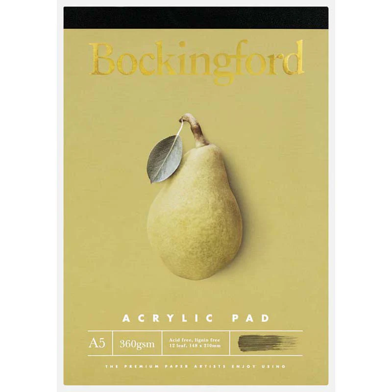 Bockingford 360gsm 12 Leaf Acrylic Pads - Nail Gallerys