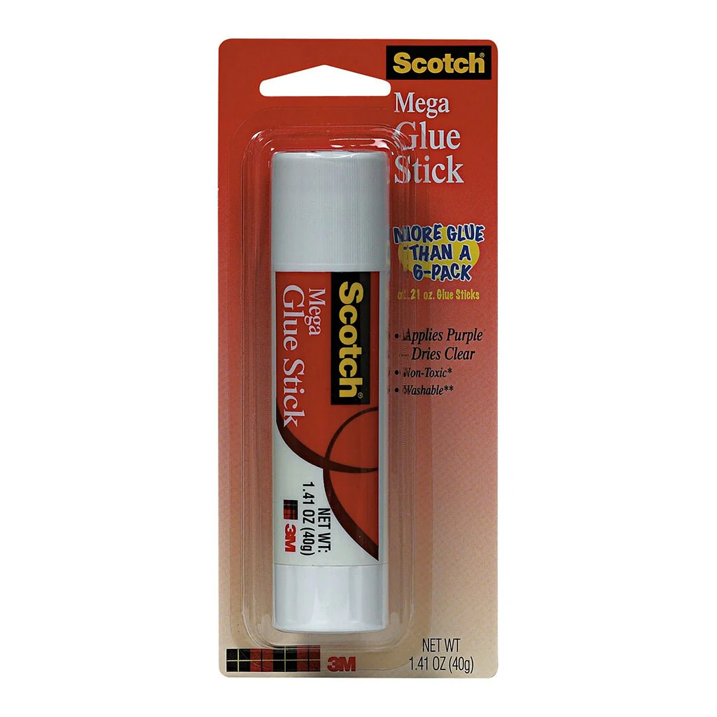 Scotch Mega Permanent Purple Glue Stick 6108-mega 40g - Nail Gallerys