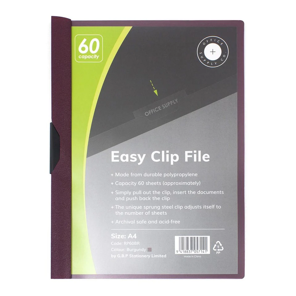 OSC Clip Easy File A4 60 Sheet - Nail Gallerys