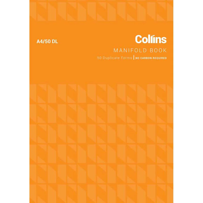 Collins Manifold A4/50dl No Carbon Required - Nail Gallerys