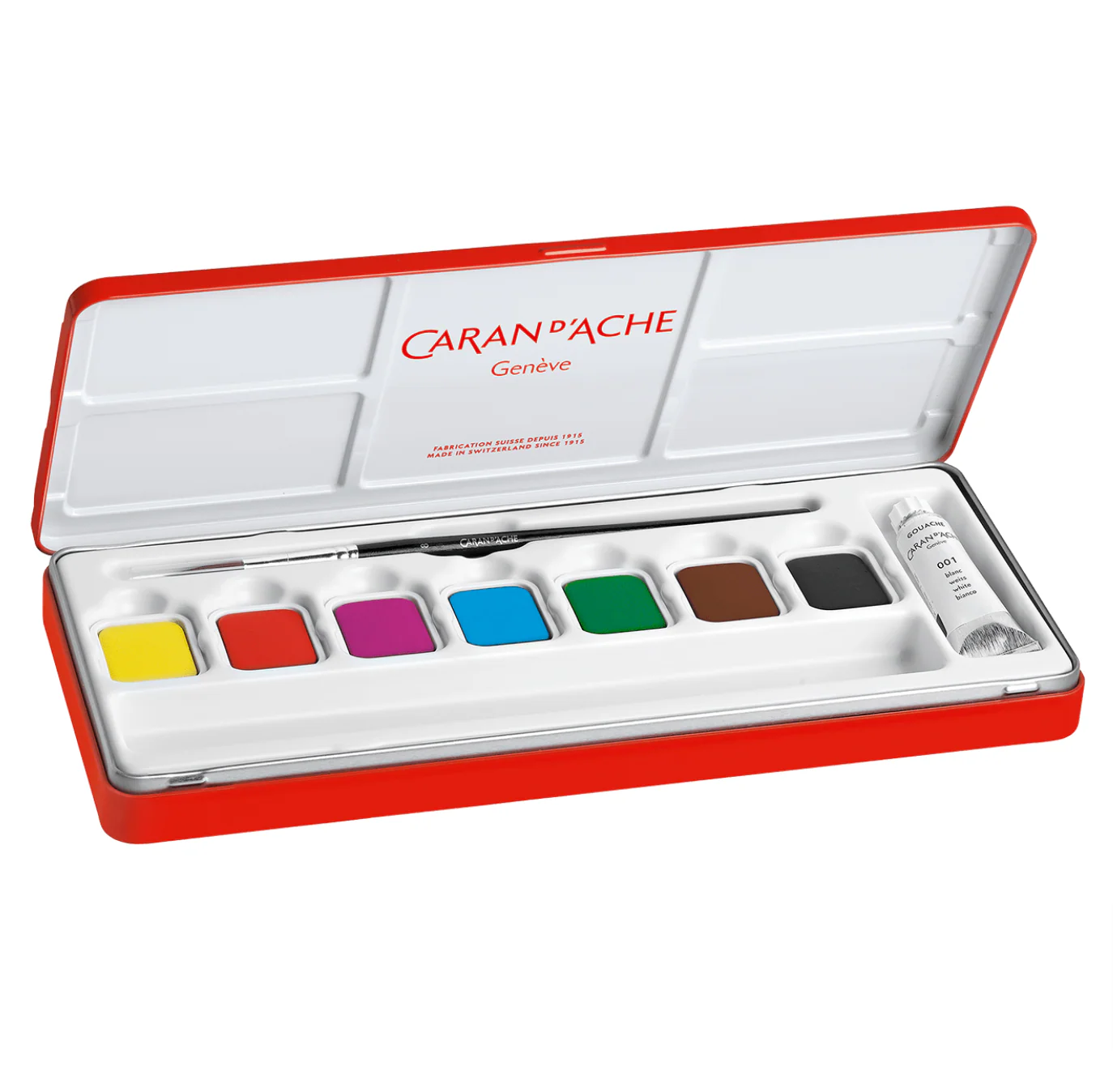Caran D'Ache Gouache Paint Set Of 8 Pans - Nail Gallerys