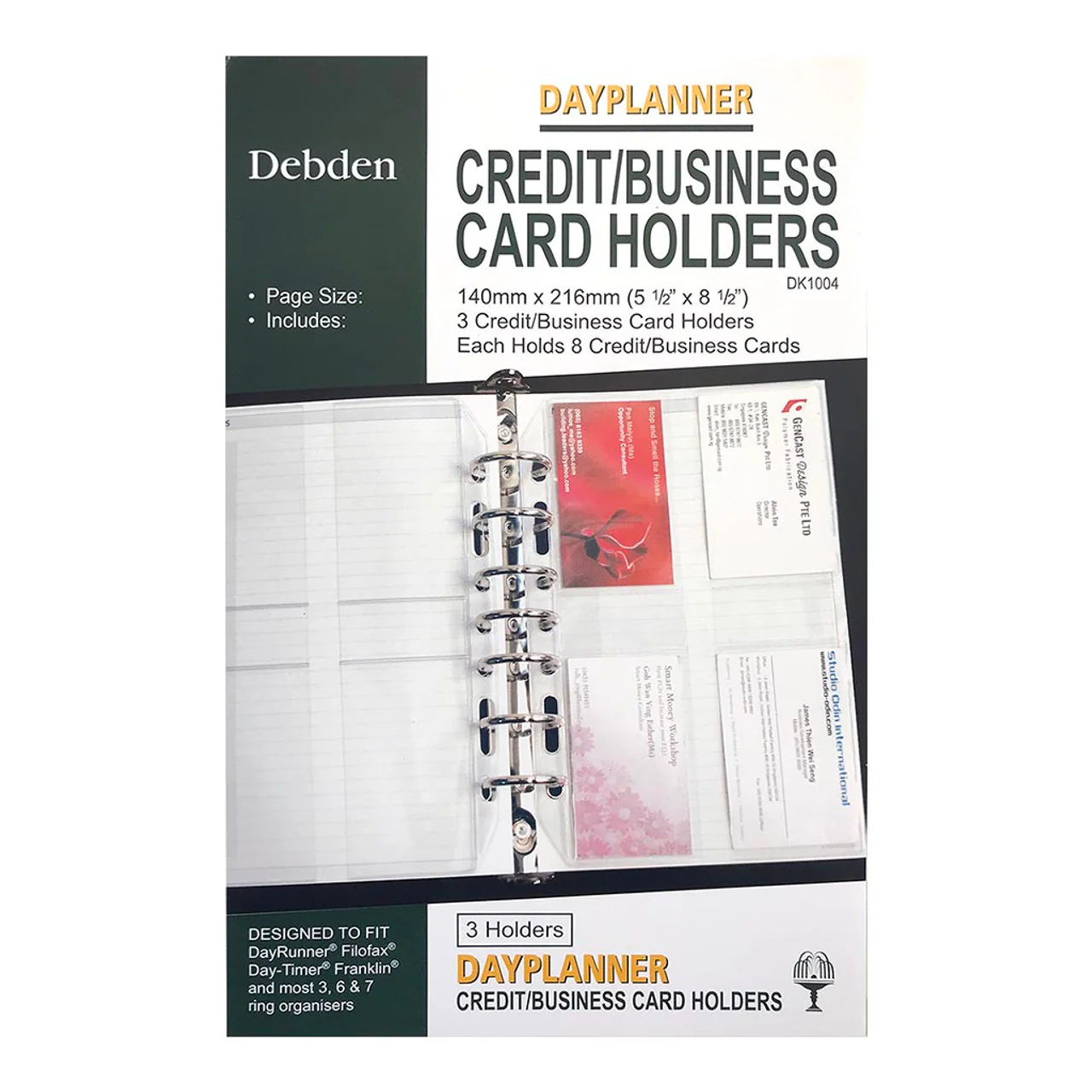 Debden Desk Dayplanner Card Holder Pack Of 3 - Nail Gallerys