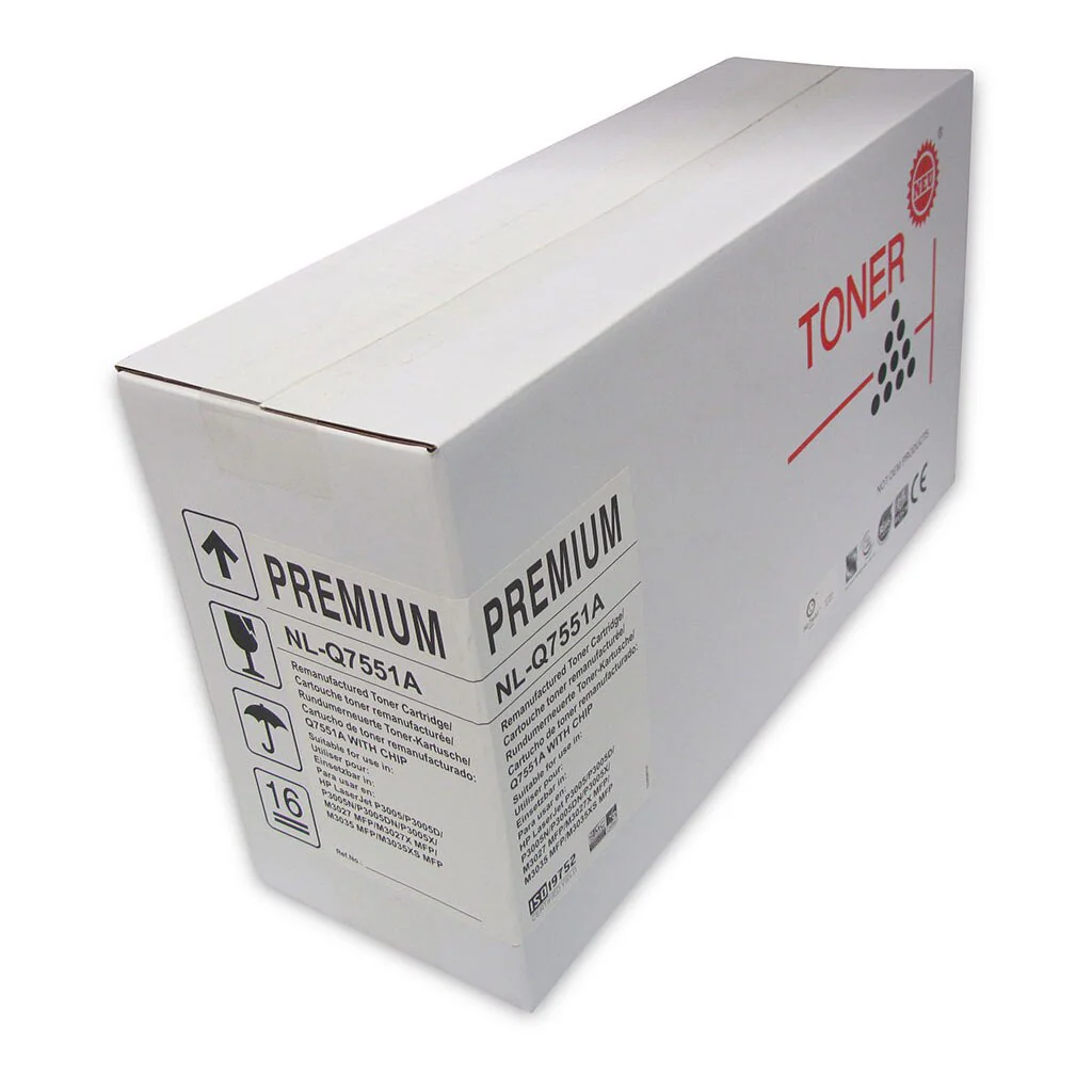 Icon Remanufactured Hp Q7551a Black Toner Cartridge - Nail Gallerys