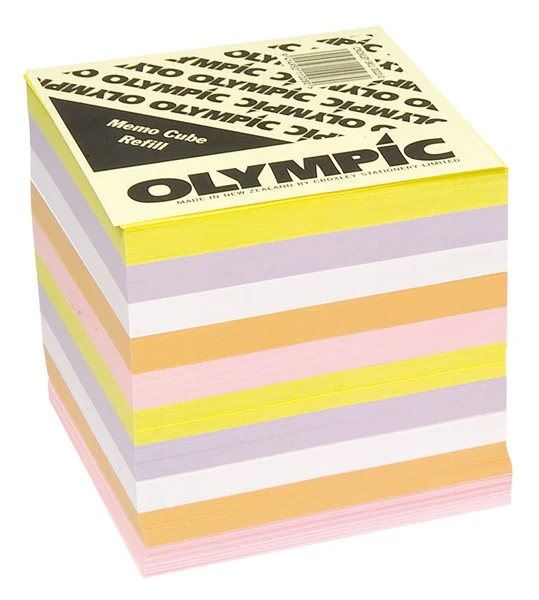 Olympic Memo Cube Half Height Refill - Nail Gallerys