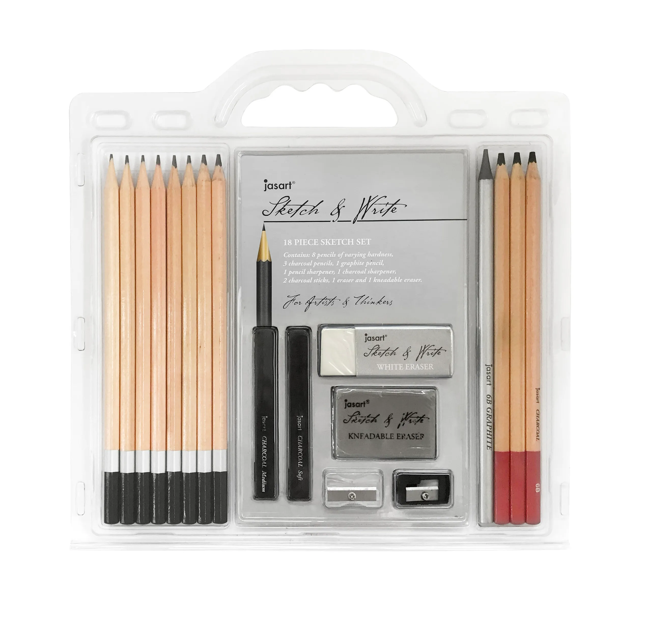 Jasart Sketch & Write 18 Piece Sketch Set - Nail Gallerys