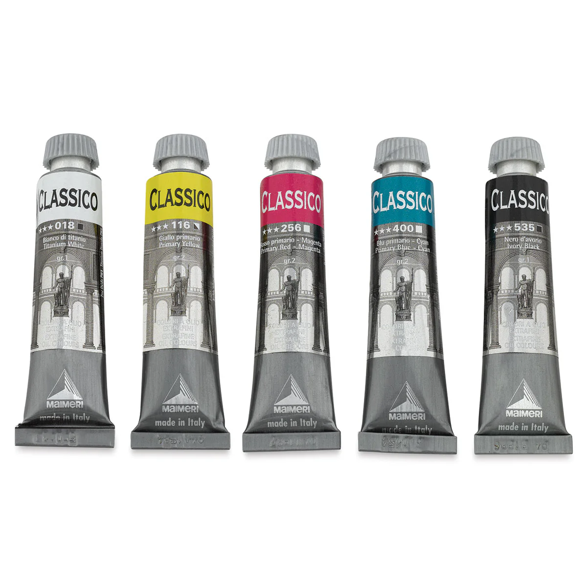 Maimeri Classico 20ml Oil Paints Set of 5 Primary Colours - Nail Gallerys
