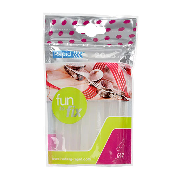 Rapid Glue Gun Sticks 7mm Fun2fix Pack Of 20 - Nail Gallerys
