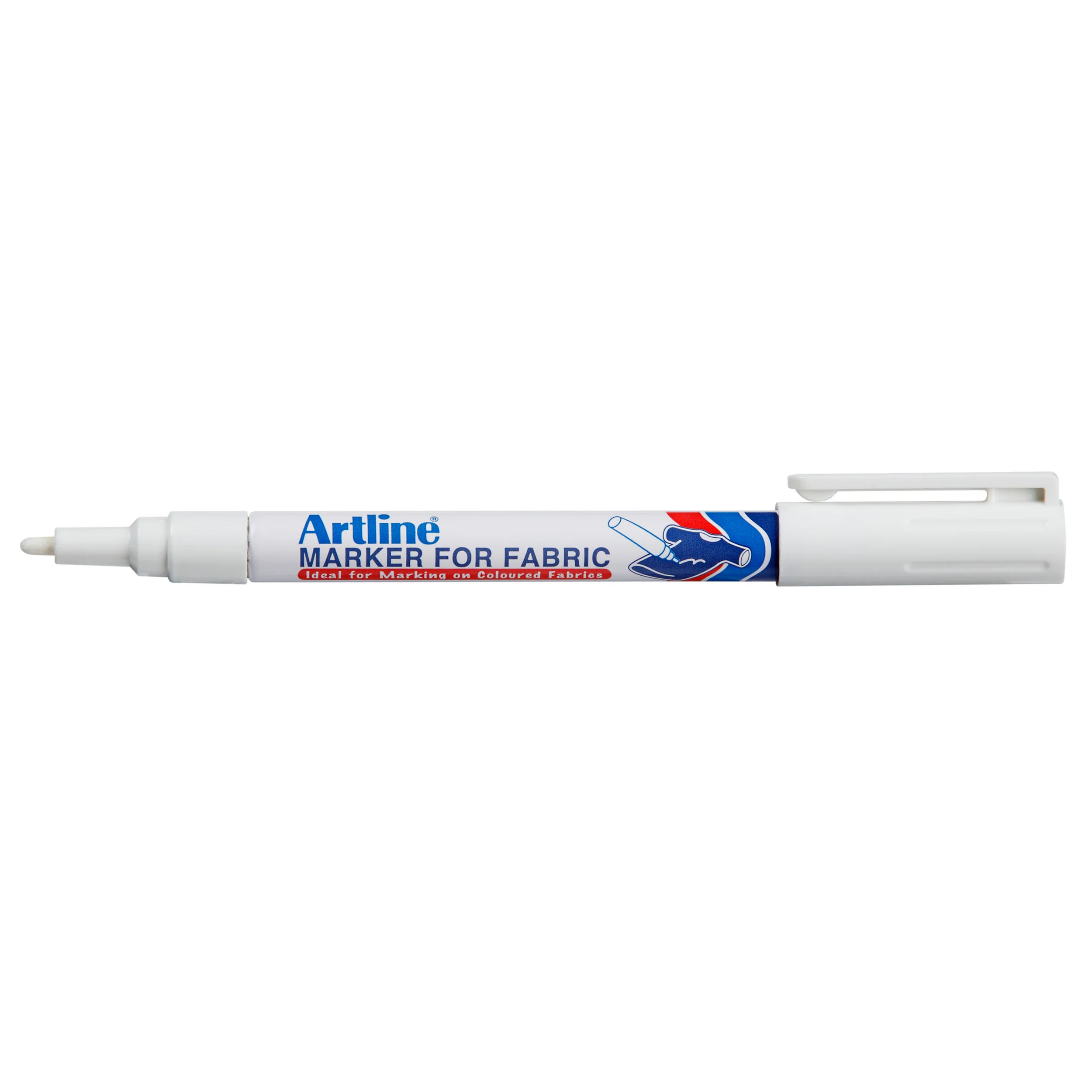 Artline 750 Laundry Marker 1.2mm Bullet Nib White - Nail Gallerys