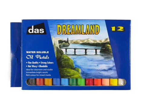 Das Dreamland Water Soluble Oil Pastels Pack of 12 - Nail Gallerys