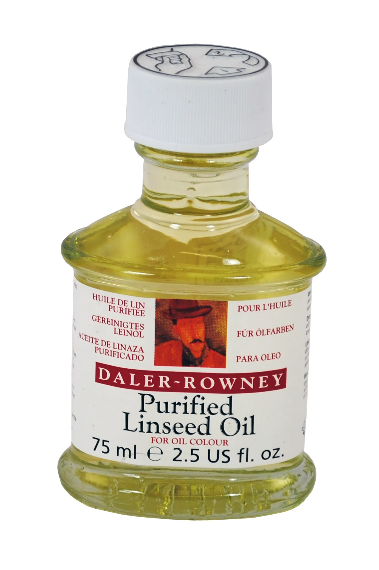 Daler Rowney 75ml Purified Linseed Oil - Nail Gallerys