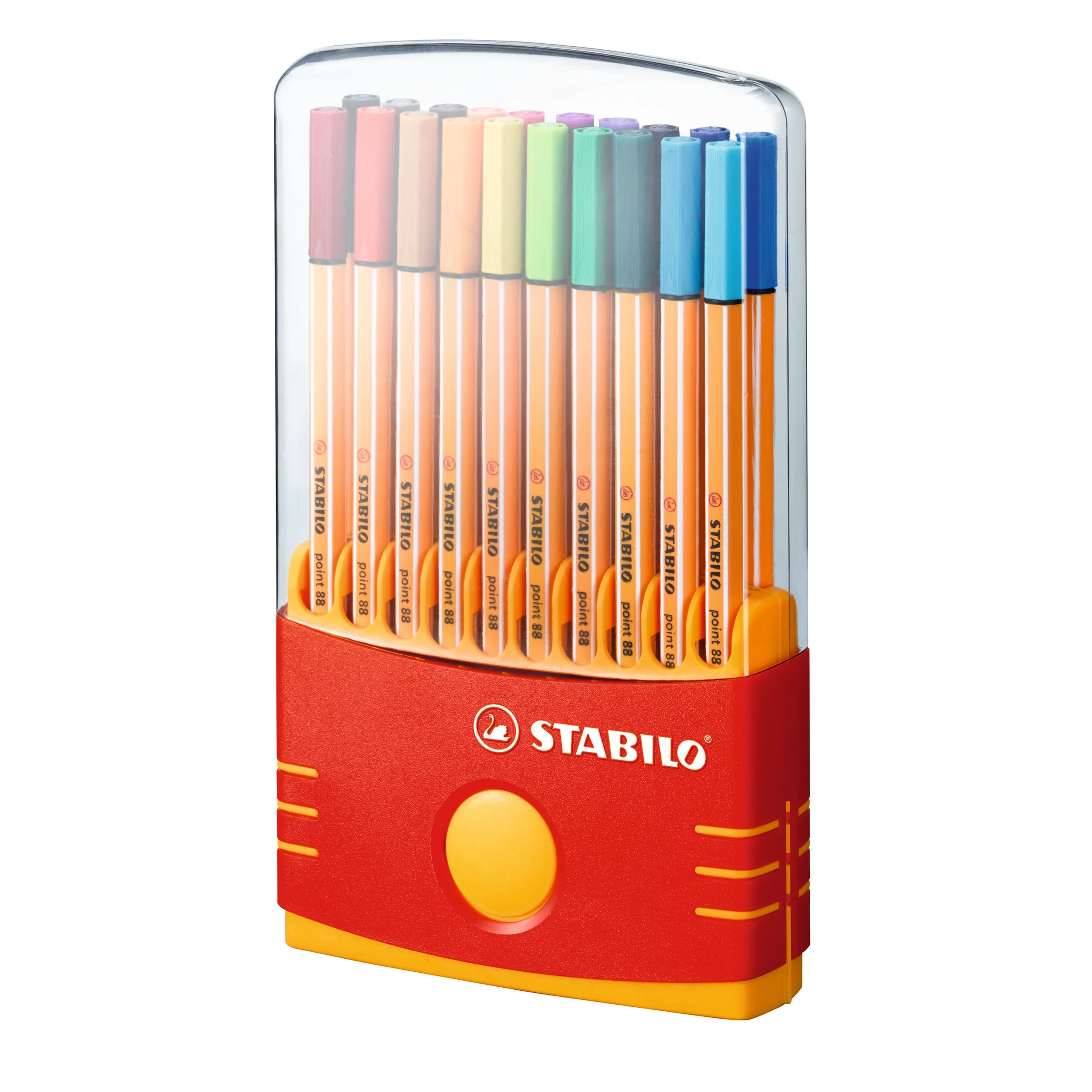 Stabilo Point 88 Fineliner Color Parade Assorted Pack Of 20 - Nail Gallerys