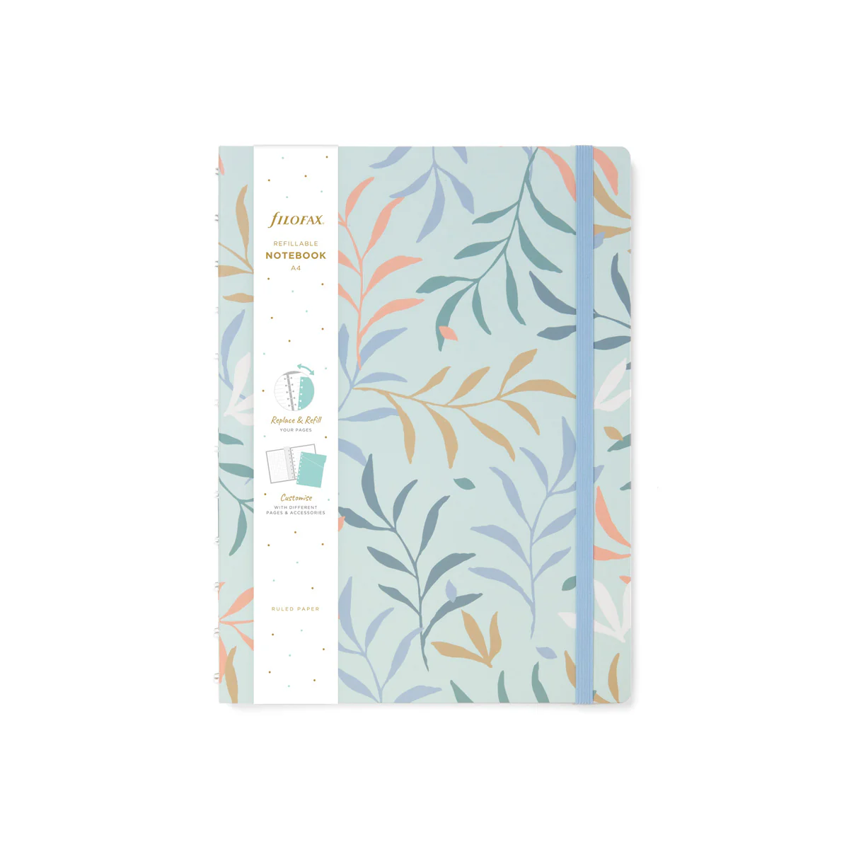 Filofax Botanical A4 Mint Notebook - Nail Gallerys