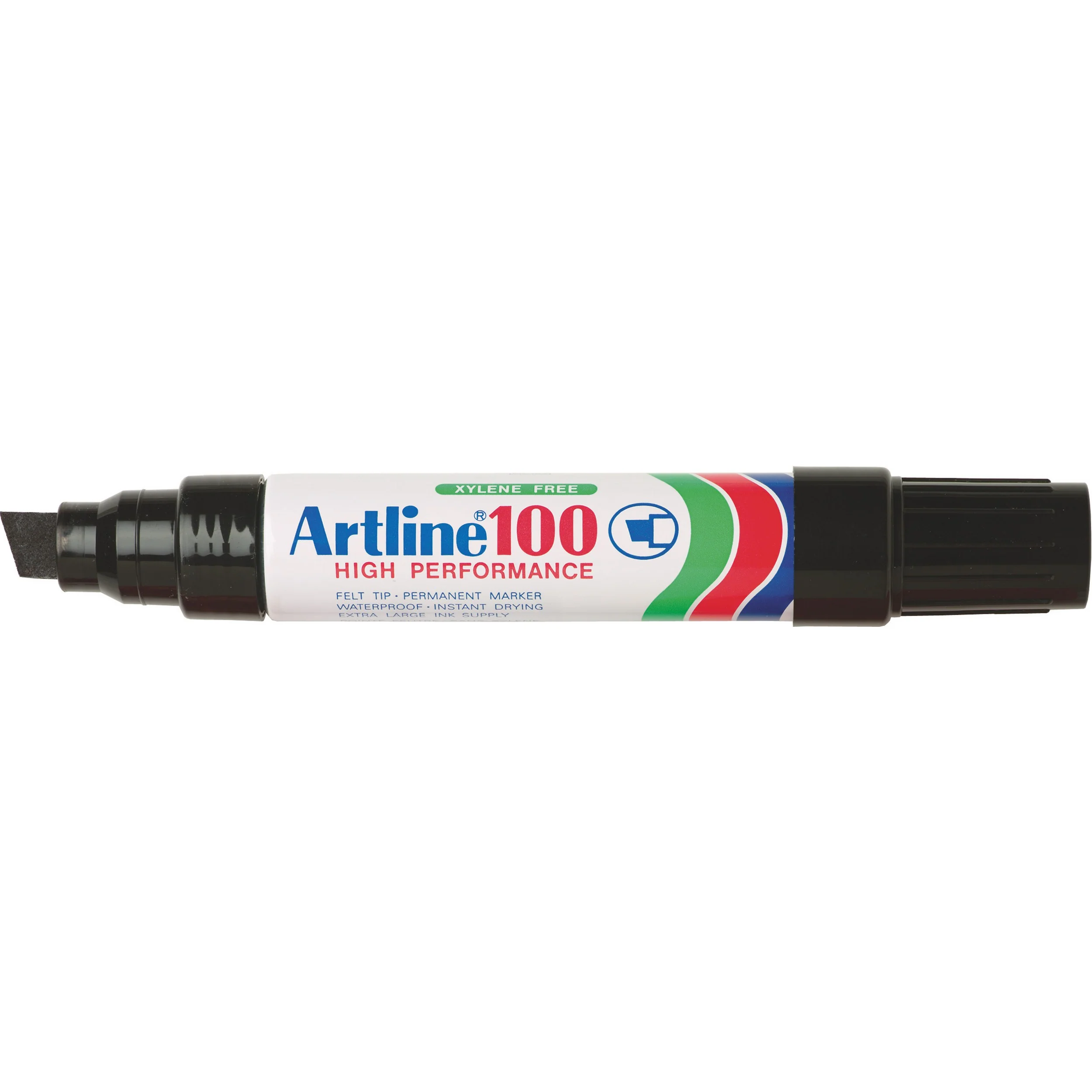 Artline 100 Permanent Marker 12mm Chisel Nib - Nail Gallerys
