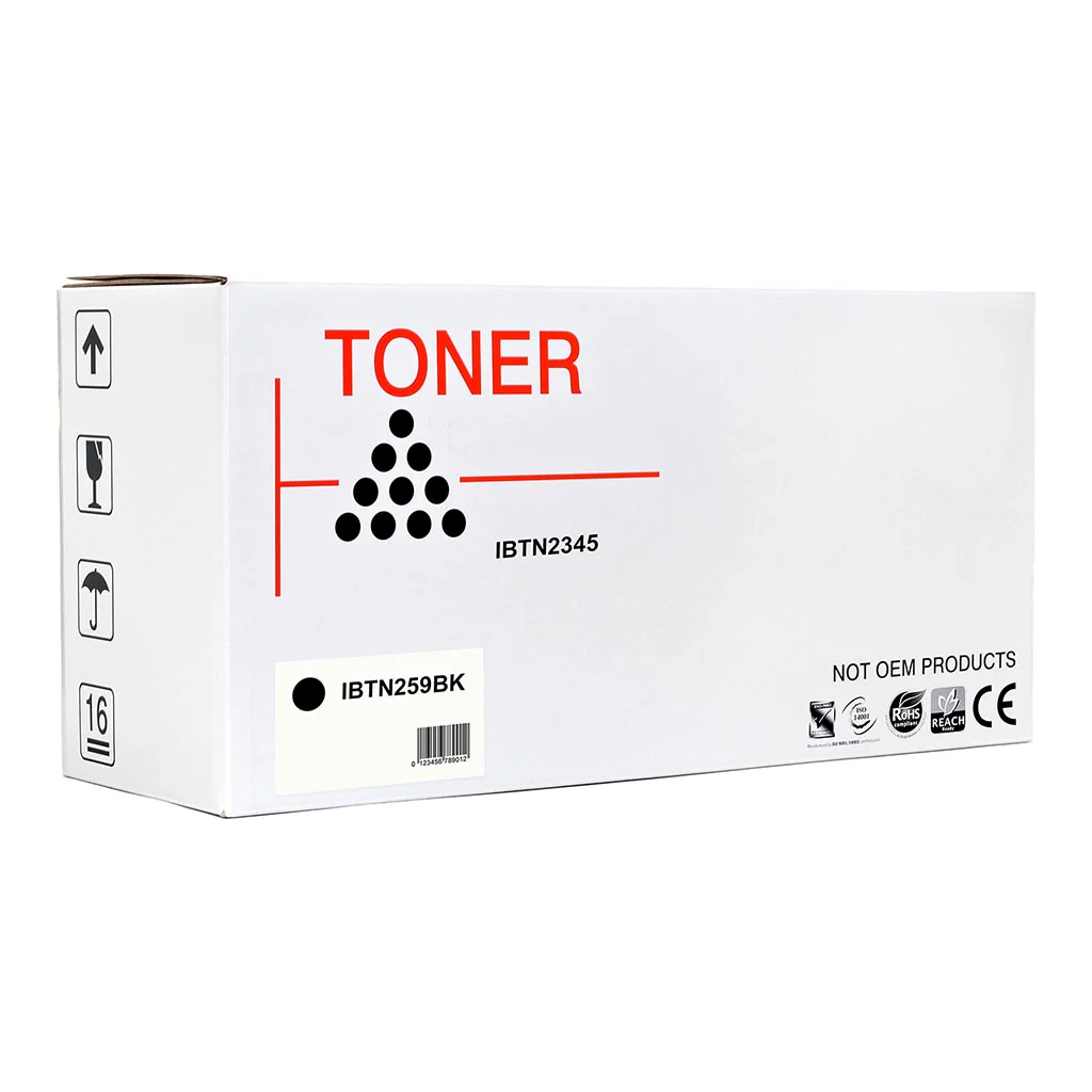 Icon Compatible Brother TN259BK Black Toner Cartridge - Nail Gallerys