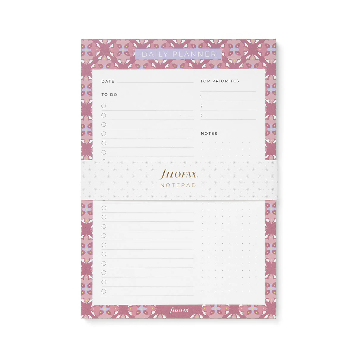 Filofax Mediterranean Daily Planner Notepad - Nail Gallerys