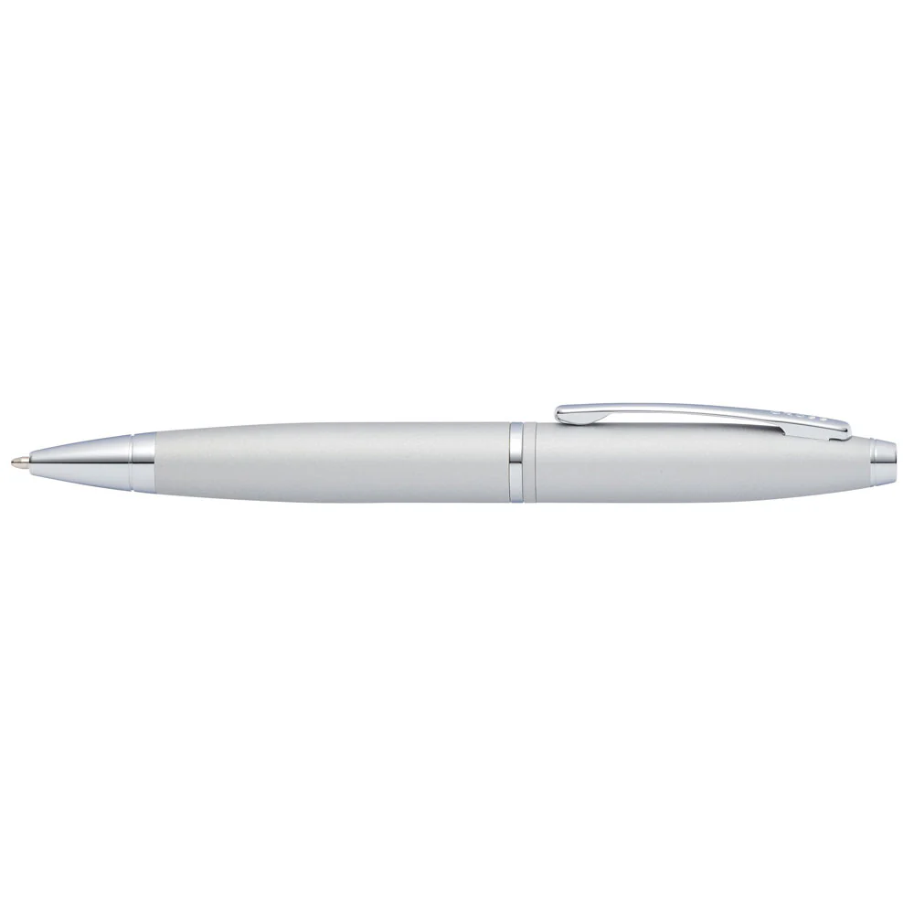 Cross Calais Satin Chrome Medium Nib Ballpoint Pen - Nail Gallerys