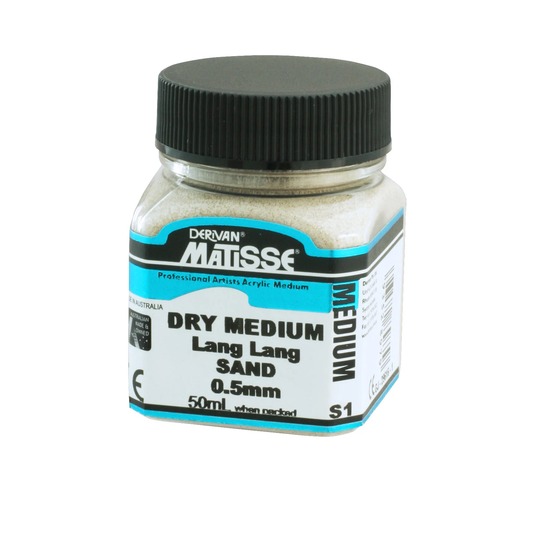 Derivan Matisse Lang Lang Sand 0.5mm Dry Medium 50ml - Nail Gallerys