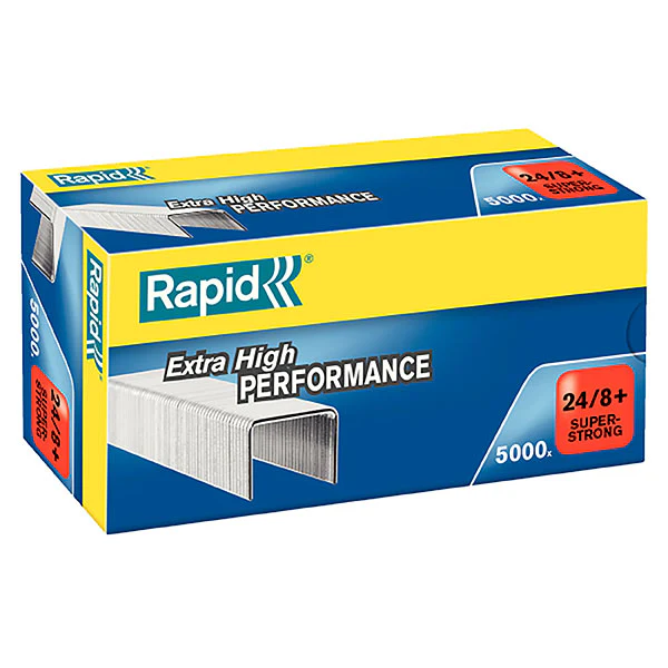 Rapid Staples 24/8mm 0180064 Box Of 5000 - Nail Gallerys