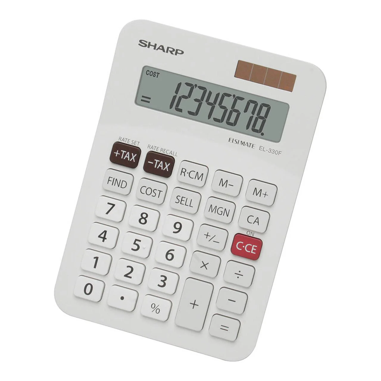 Sharp EL-330FB Twin Power Desktop Tax Calculator - Nail Gallerys