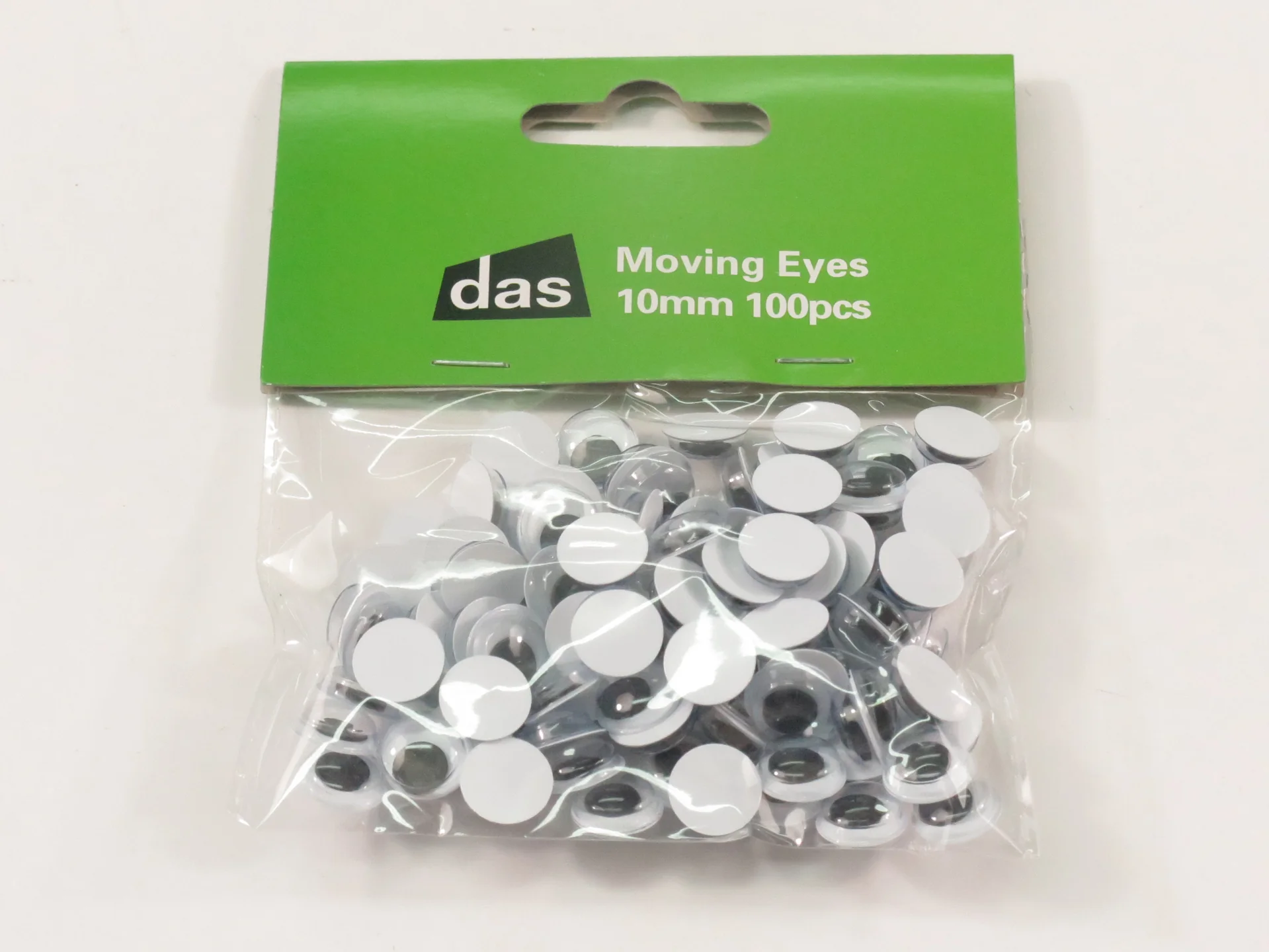 Das Moving Eyes 10mm Pack Of 100 - Nail Gallerys