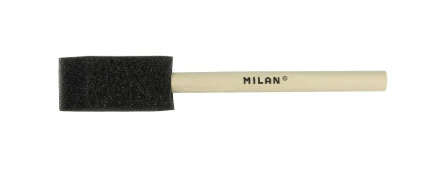 Milan Black 1321 Series 25mm Sponge Brushes - Nail Gallerys