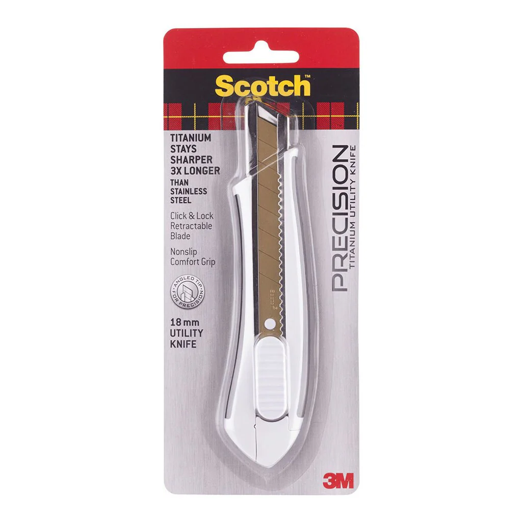 Scotch Utility Knife Ti-k White - Nail Gallerys