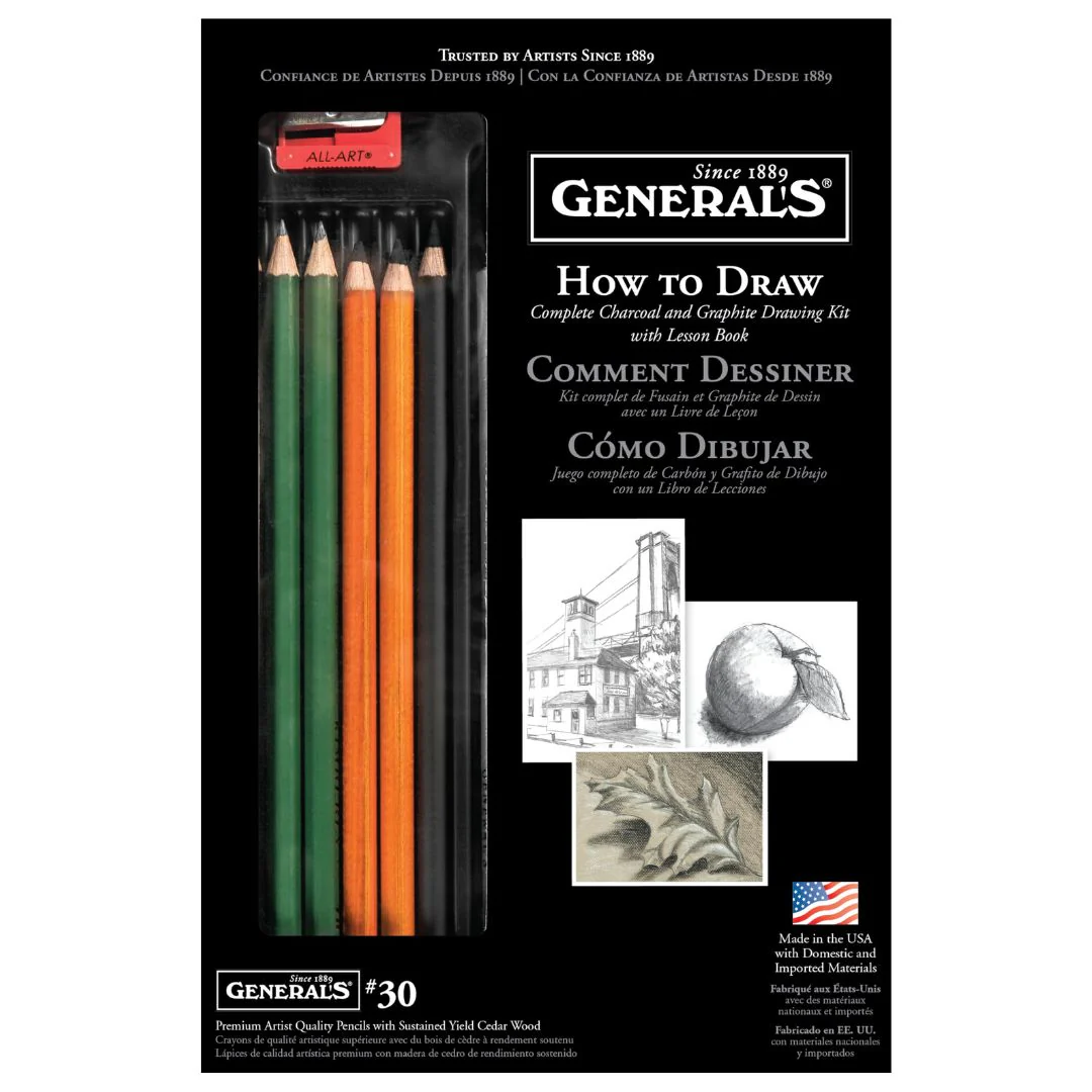 General's Learn To Draw Now Kit Set of 11 - Nail Gallerys