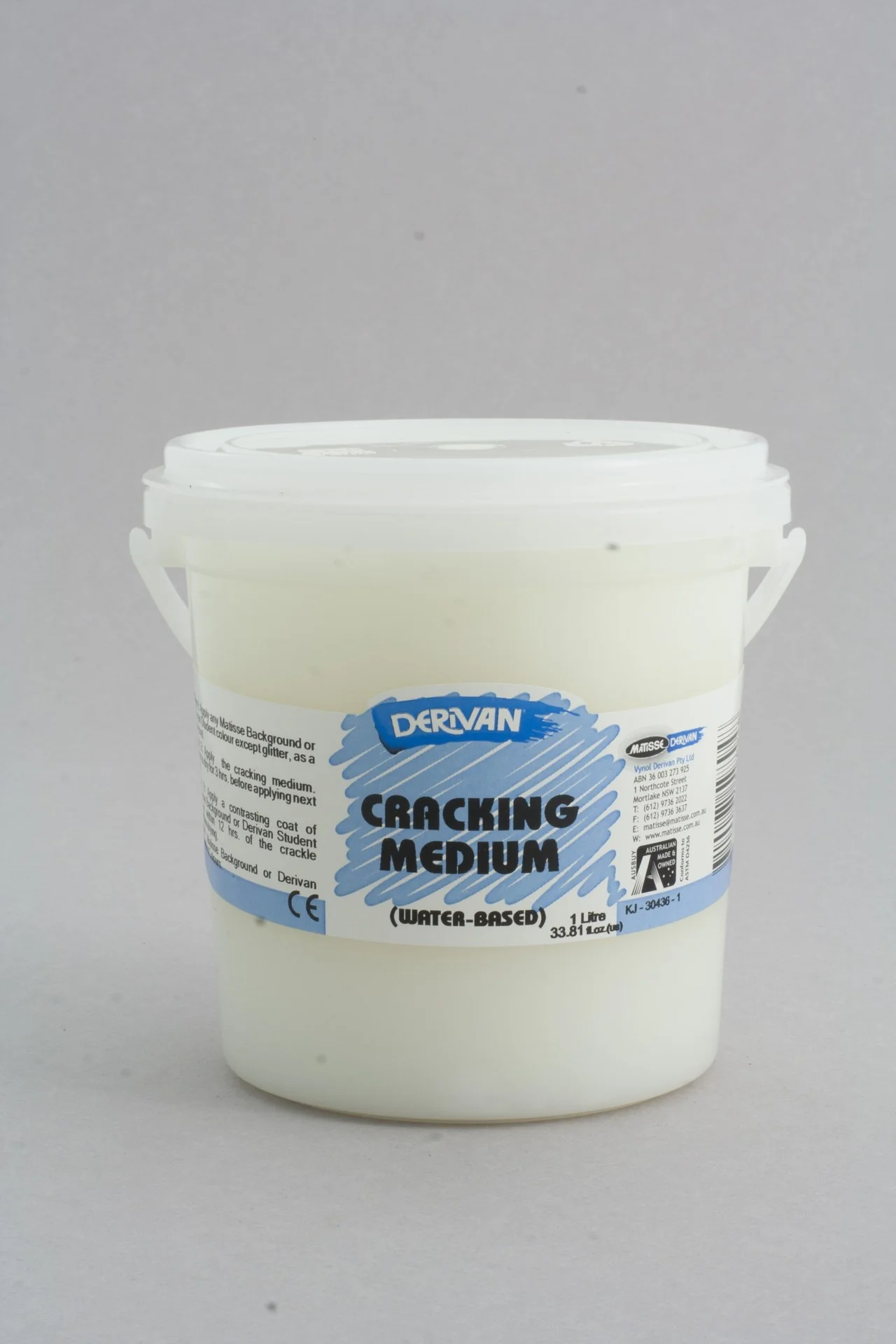 Derivan 1 Litre Cracking Medium - Nail Gallerys