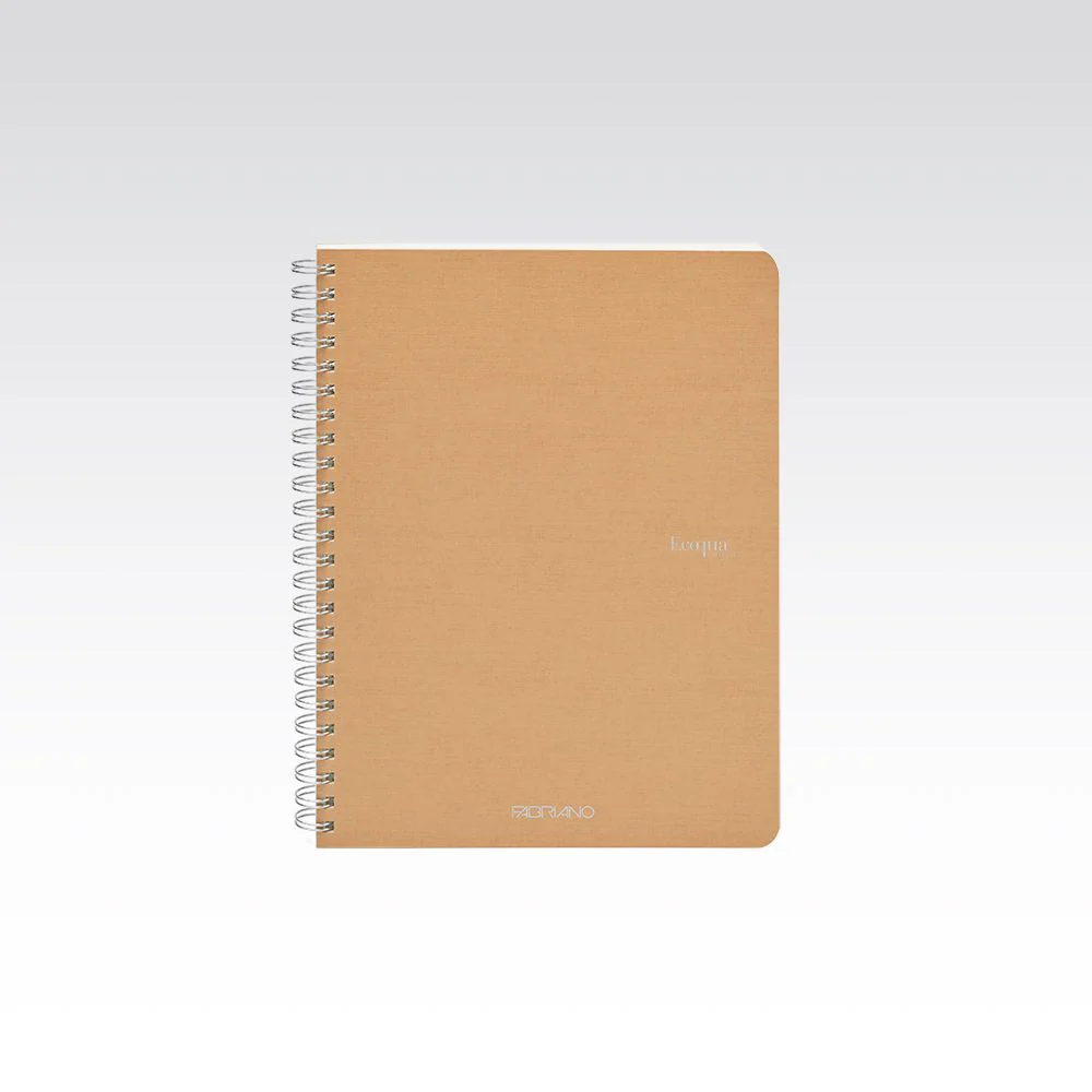 Fabriano Ecoqua Spiral 90gsm Blank A5 Notebooks - Nail Gallerys