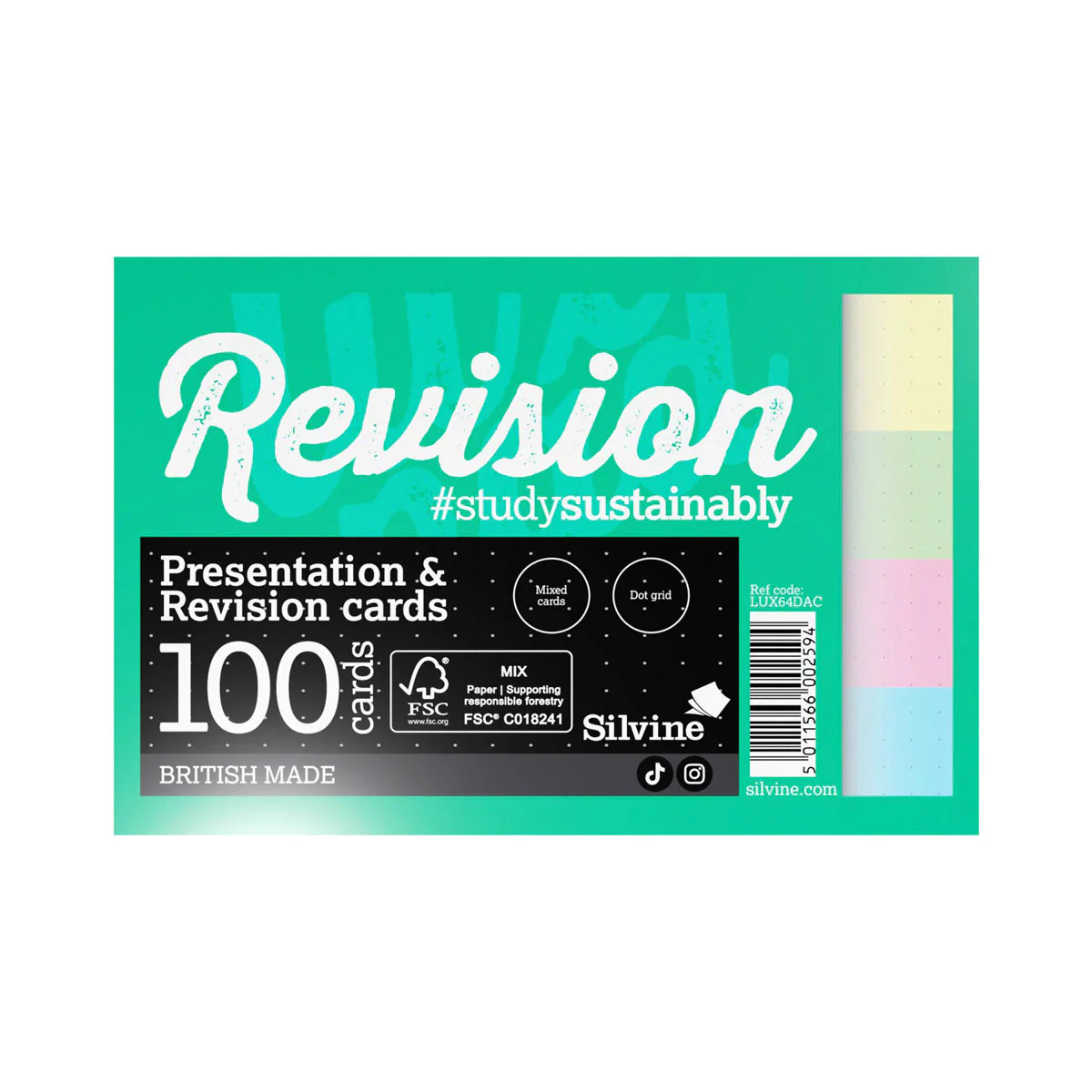 Luxpad Recycled Revision and Presentation Dotted 6x4