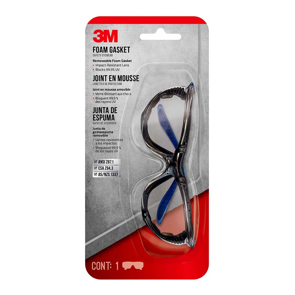 3M Foam Gasket Safety Eyewear - Nail Gallerys
