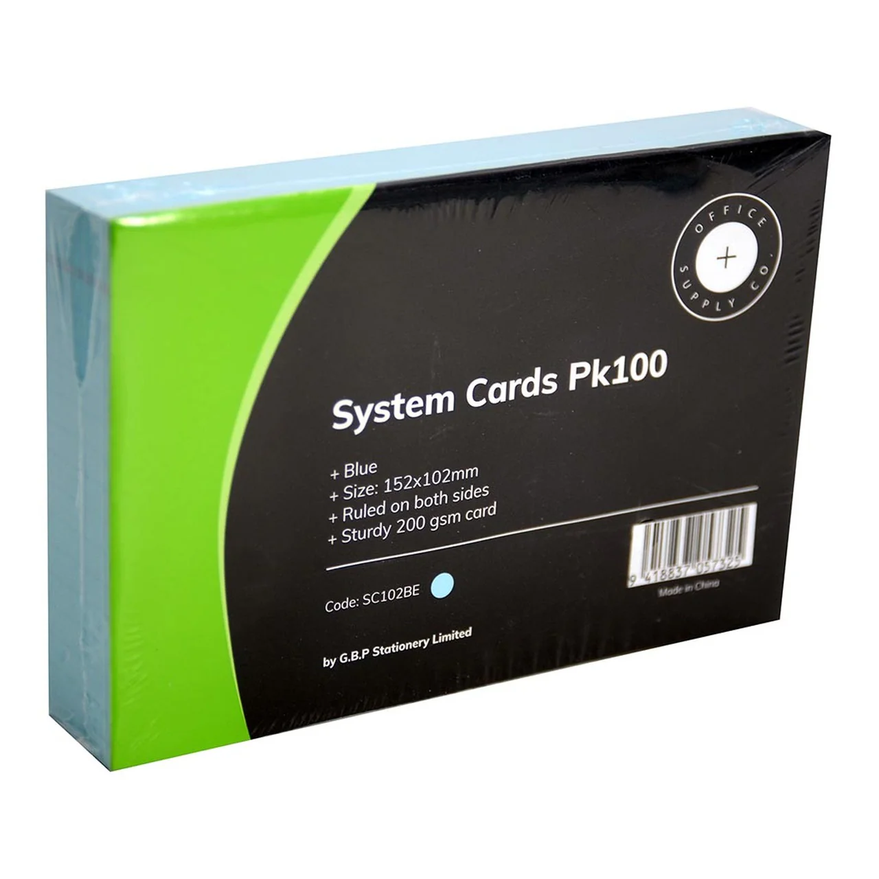 OSC System Cards 102x152mm - Pack Of 100 - Nail Gallerys