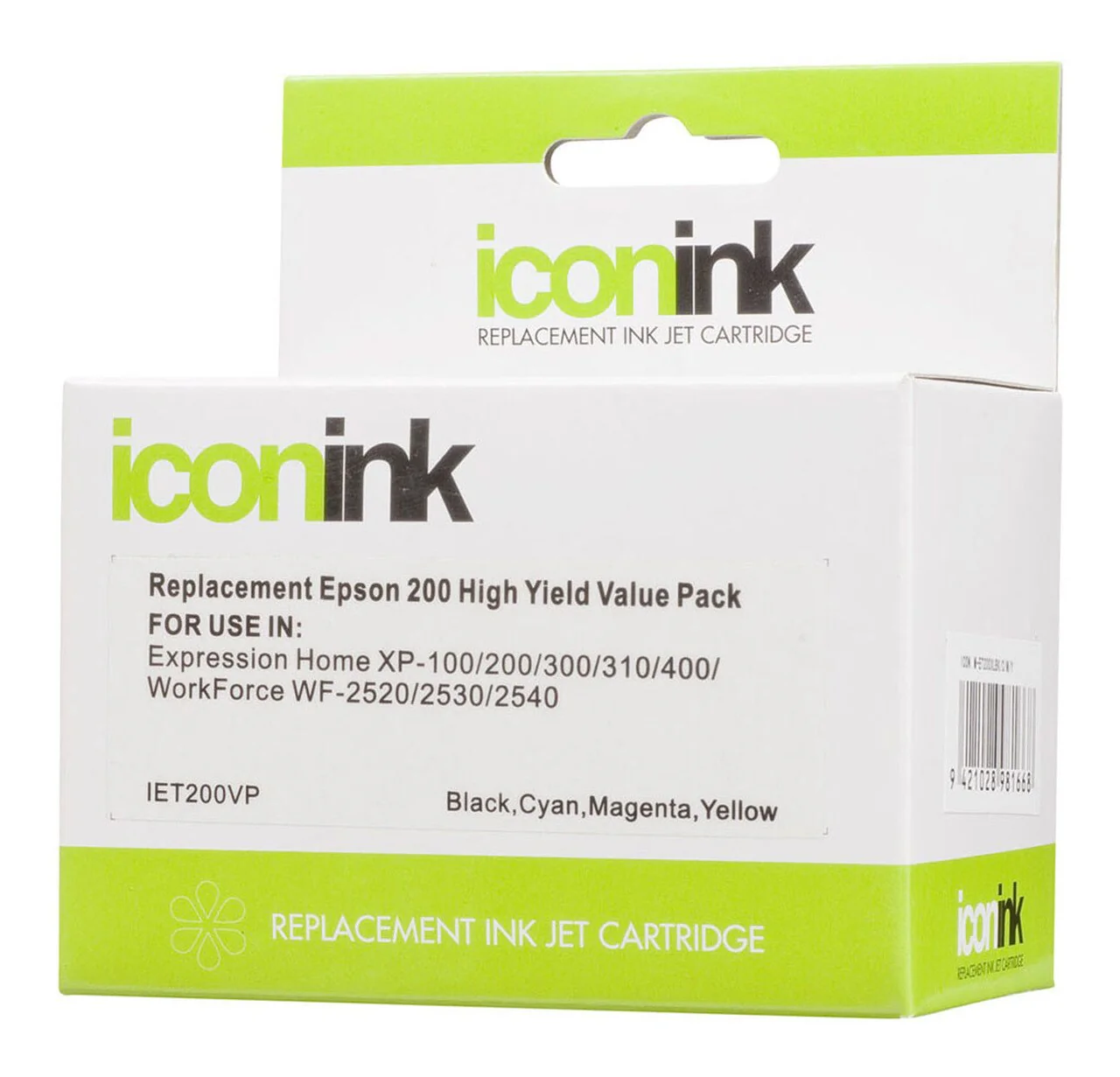 Icon Compatible Epson 200 Xl B/c/m/y Value Pack - Nail Gallerys