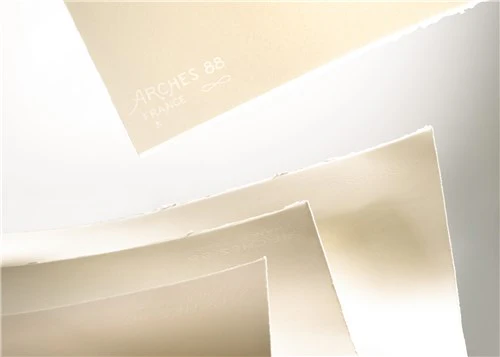 Arches 88 56x76cm 300gsm Hot Pressed Sheets Pack Of 10 - Nail Gallerys
