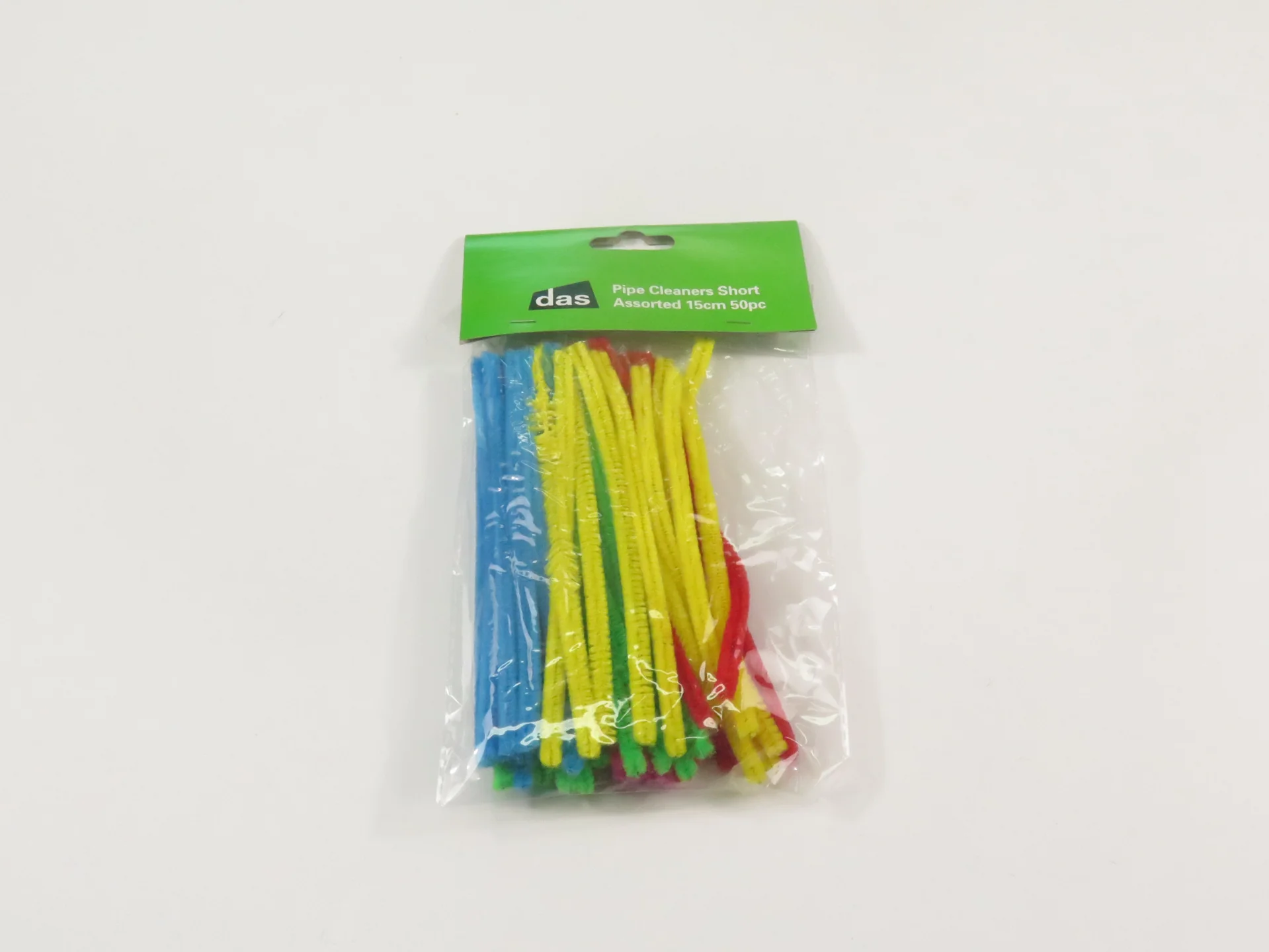 Das Pipe Cleaners Short Assorted Colours 15cm Pack Of 50 - Nail Gallerys