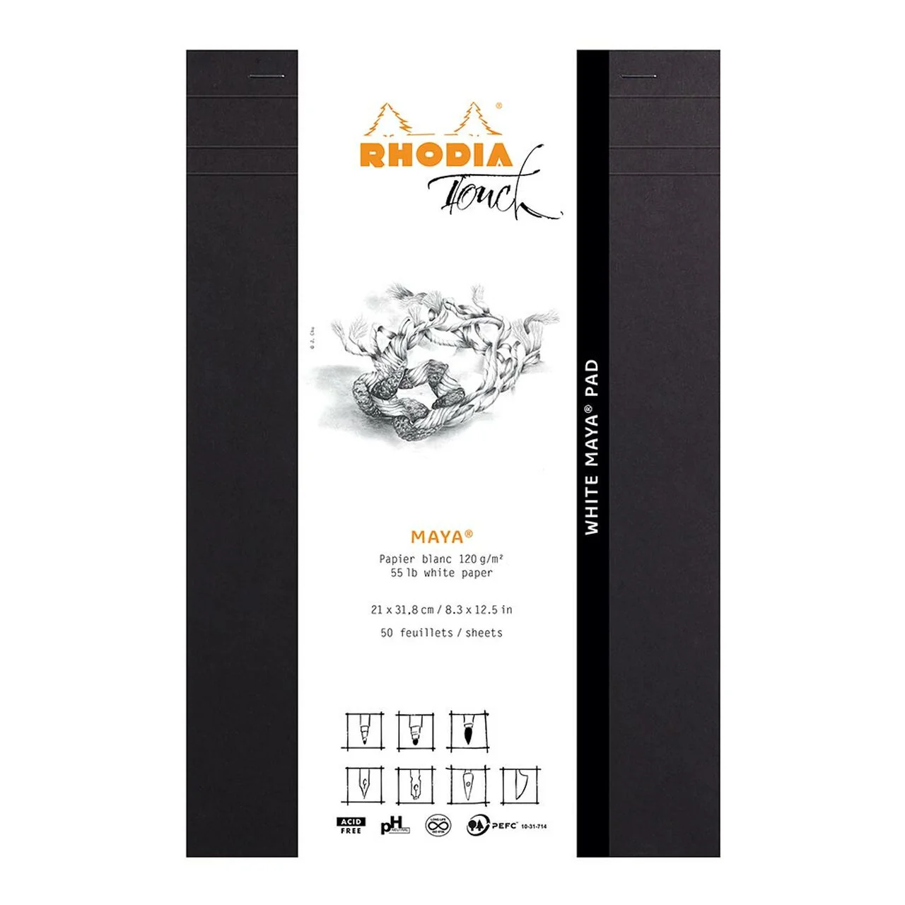 Rhodia Touch Maya White Pad A4+ - Nail Gallerys