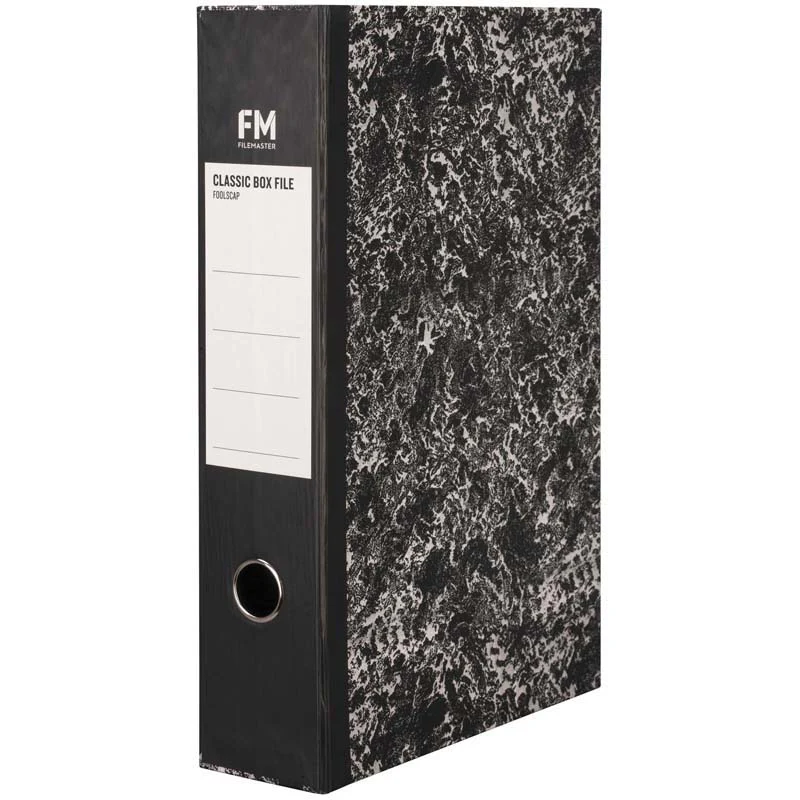FM Box File With Lid Foolscap 75mm Spine (classic) - Nail Gallerys