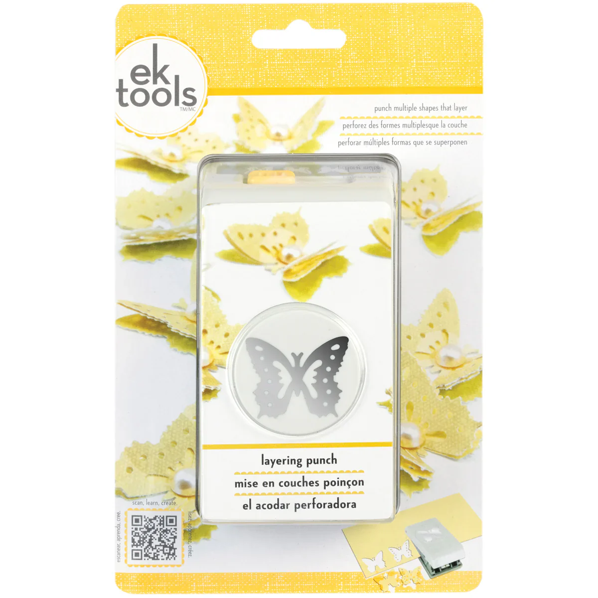 EK Tools Layered Butterflies Punch - Nail Gallerys
