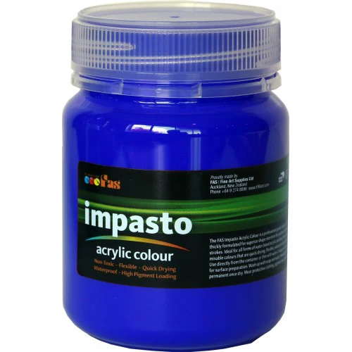 Fas Impasto Heavy Bodied Acrylic Paints 250ml - Nail Gallerys