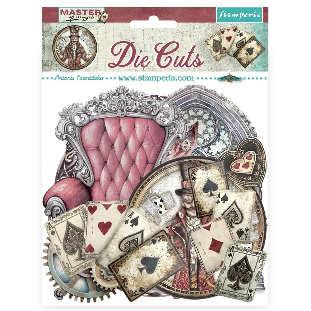 Stamperia Master Of Magic Die-Cuts - Nail Gallerys