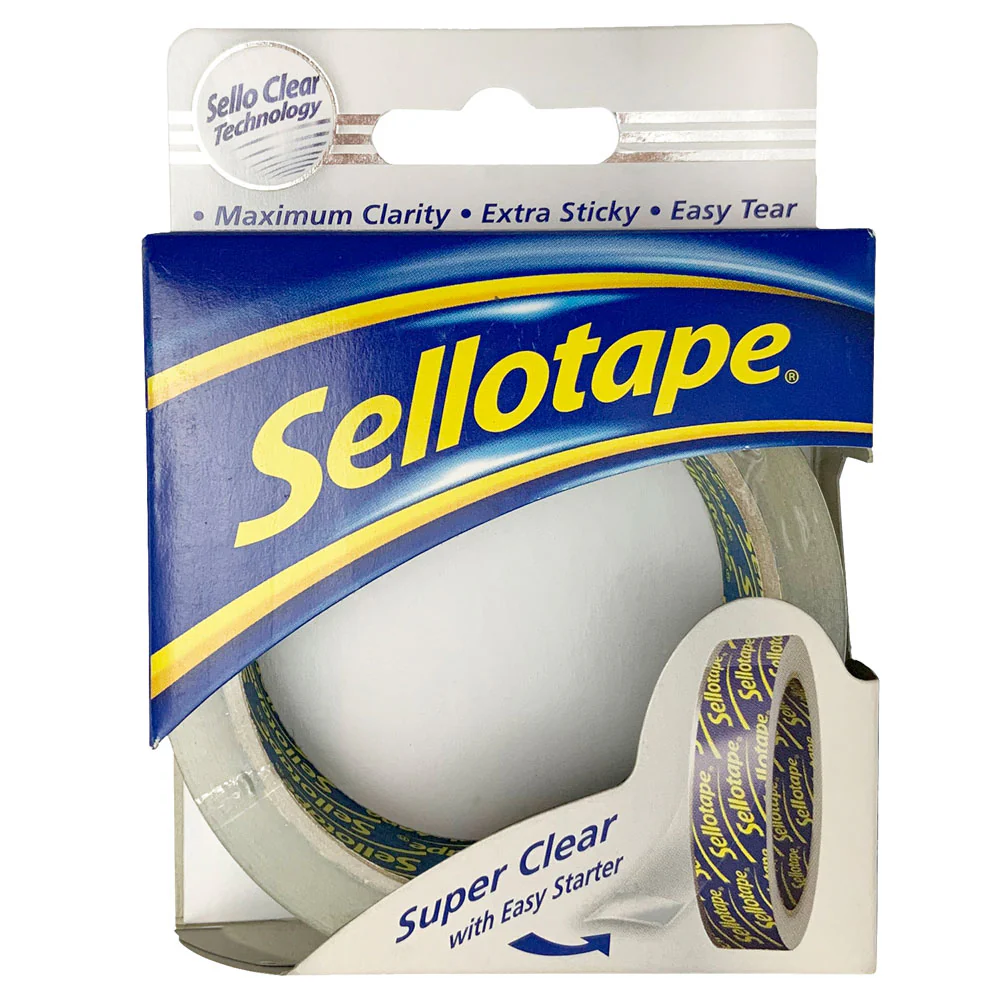 Sellotape Super Clear Boxed - Nail Gallerys