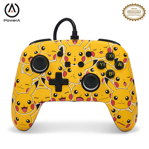 Powera Enhanced Wired Controller Pikachu Moods Nintendo Switch - Nail Gallerys