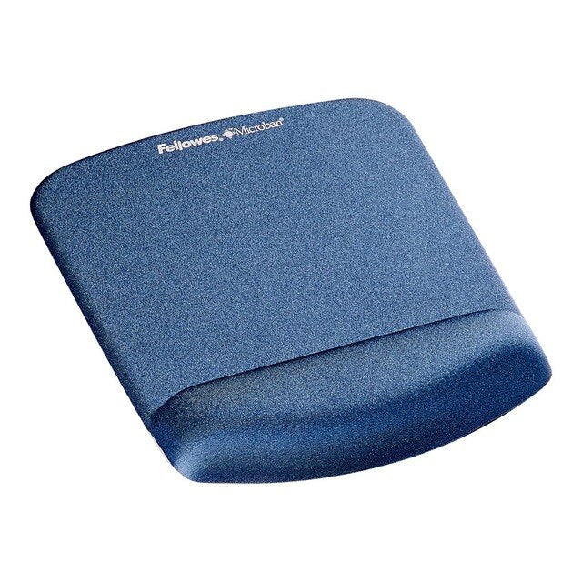 Fellowes Plushtouch Wrist Rest Mouse Pad Blue - Nail Gallerys
