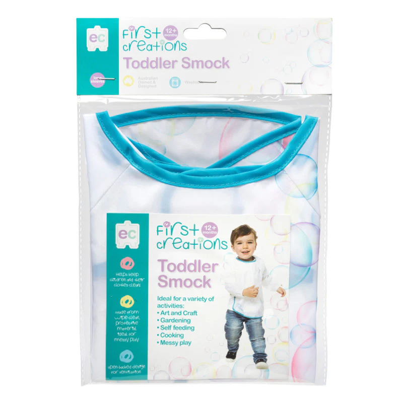 EC First Creations Long Sleeve Toddler Smock - Nail Gallerys