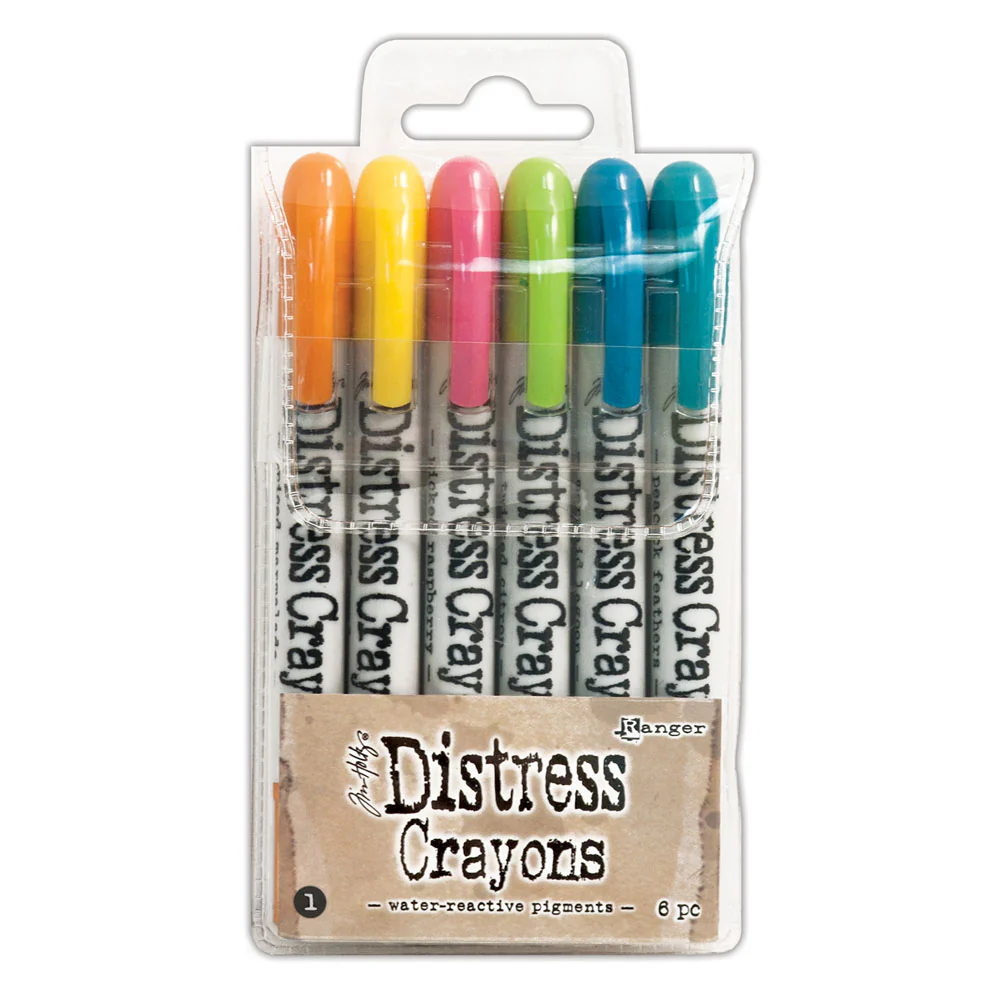 Ranger Distress Crayons Set #1 Pack of 6 - Nail Gallerys