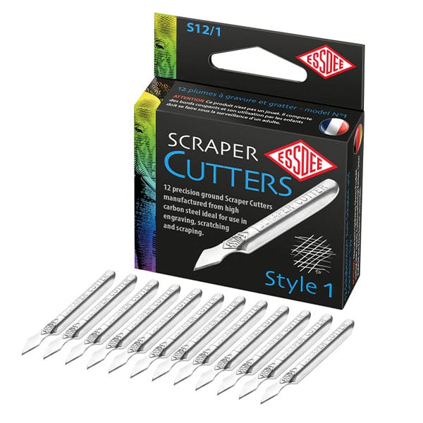 Essdee Scraper Cutter Packs of 12 - Nail Gallerys